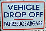 Vehicle Drop Off - Fahrzeugabgabe