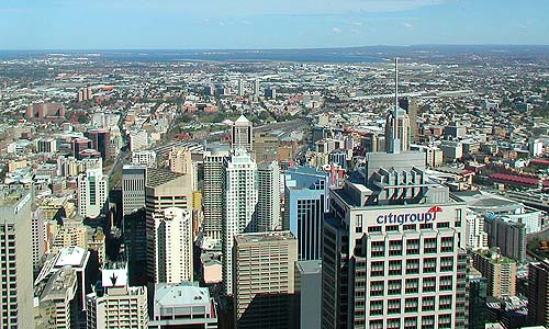 Aussicht vom AMP Tower, Sydney
