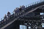 Kletterer Hafenbrücke Sydney