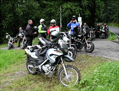 Pause am Stra�enrand