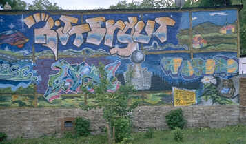 Rittergut Lützensommern (Thüringen) - Graffitti