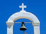 Glocke der Kapelle an der Apostel-Paulus-Bucht in Lindos
