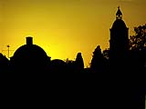 Sonnenuntergangsstimmung in Rhodos-Stadt